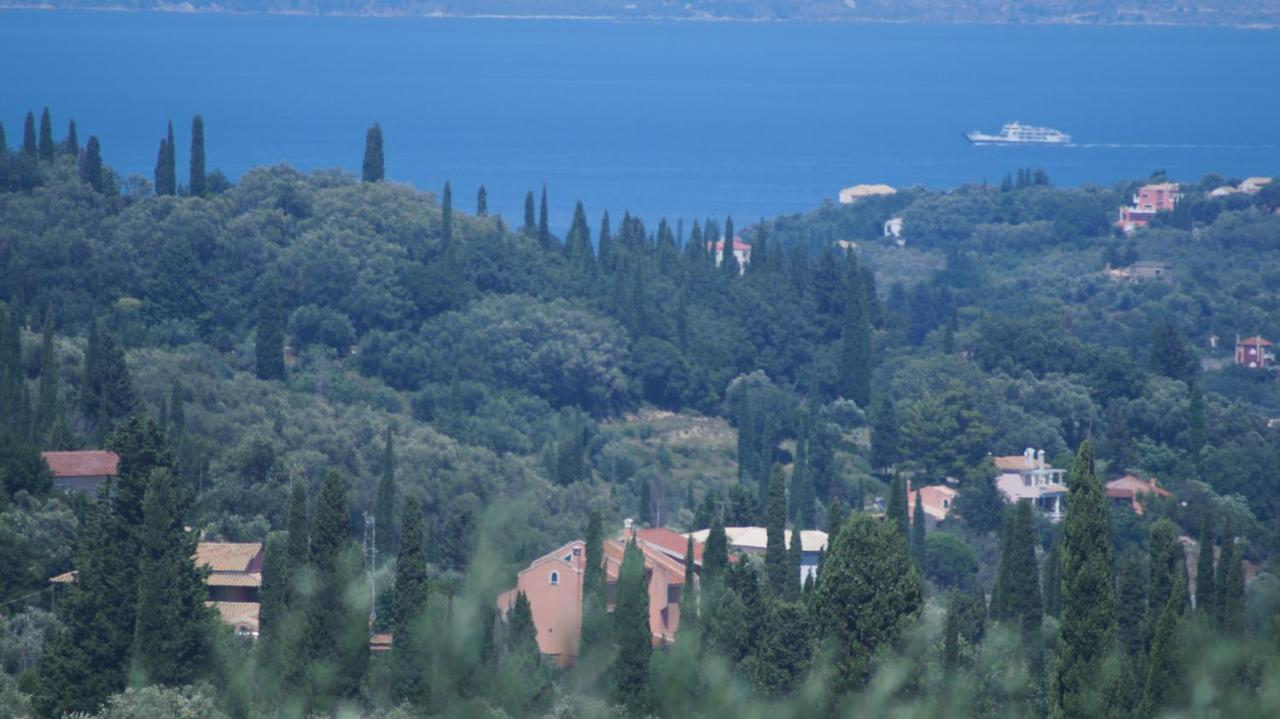 Corfu Luxury Apartment, Tranquility, Mountain & Sea Views Agios Gordios  Esterno foto